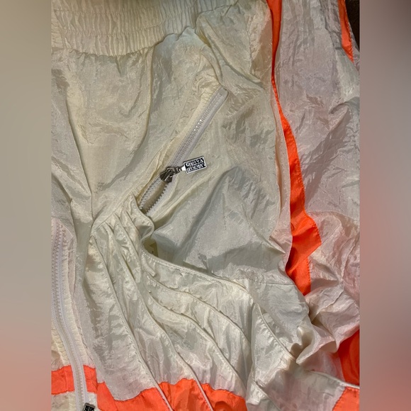 Vintage Jackie Vital Men’s XL Orange/White Jogging Set - Picture 5 of 13
